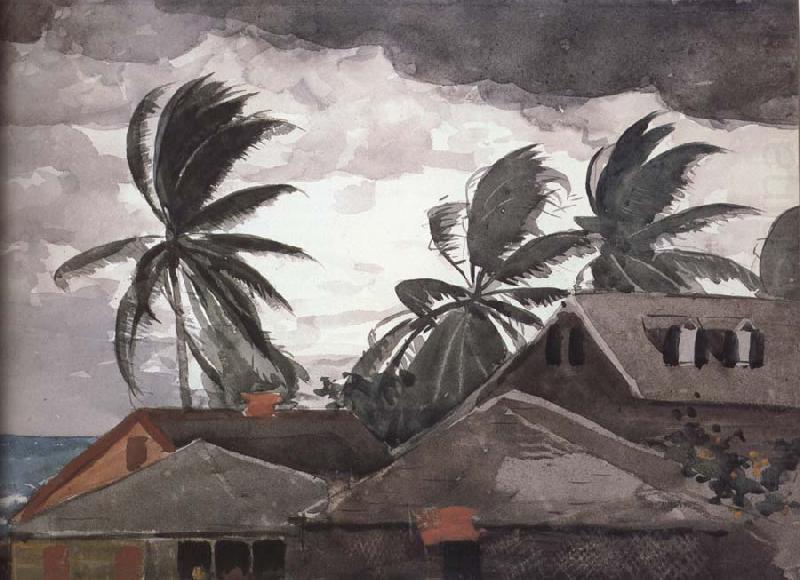 Ouragan aux Bahamas, Winslow Homer